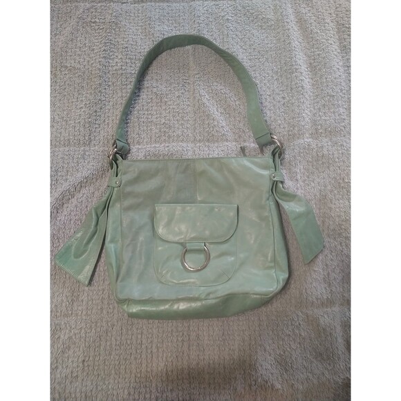 Latico Leather Hobo Green Purse Boho - Picture 2 of 11